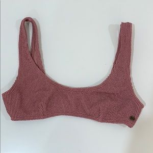 Billabong ribbed bikini top